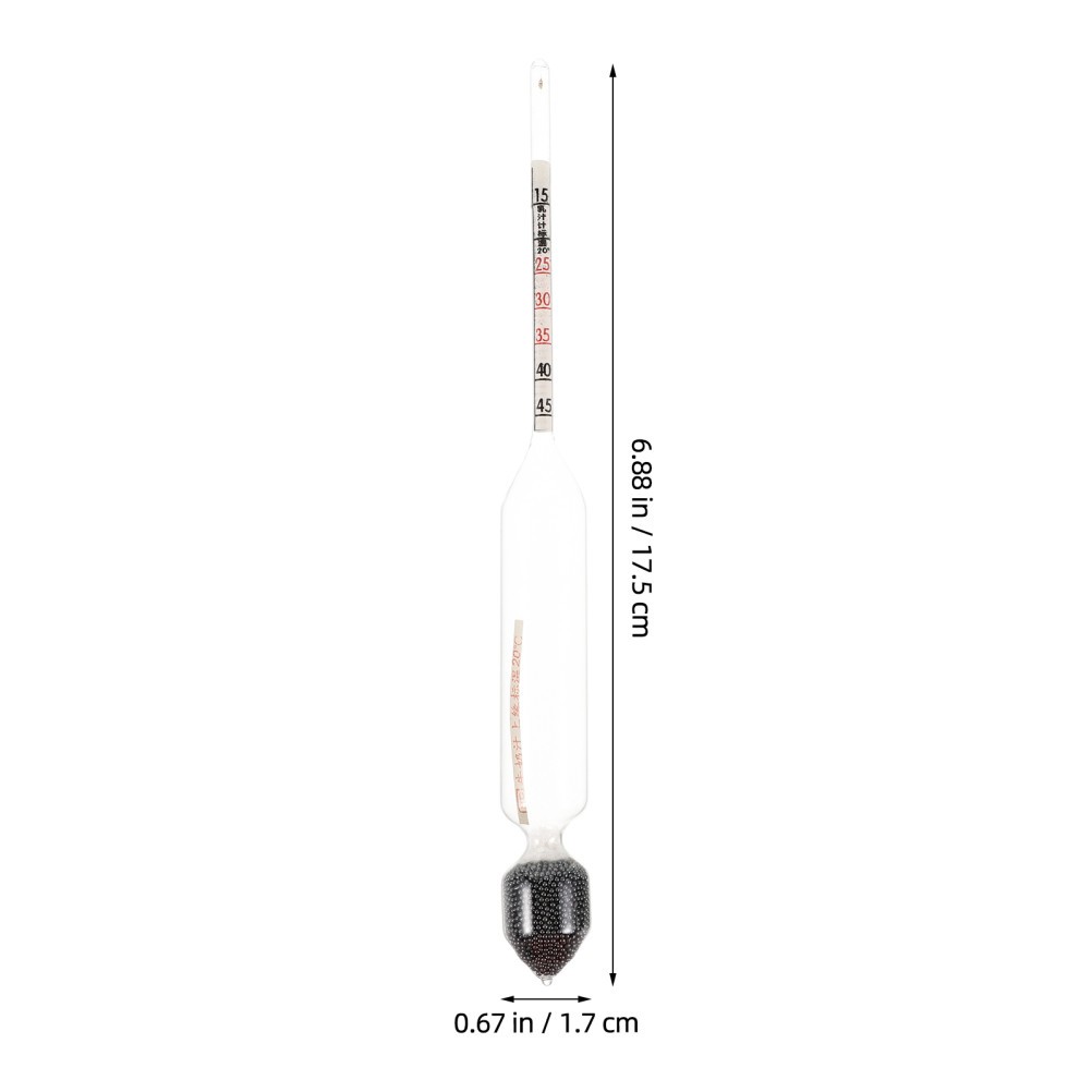 4 Pcs Dairy Density Meter Kitchen Supply Laboratory Testing Hydrometer