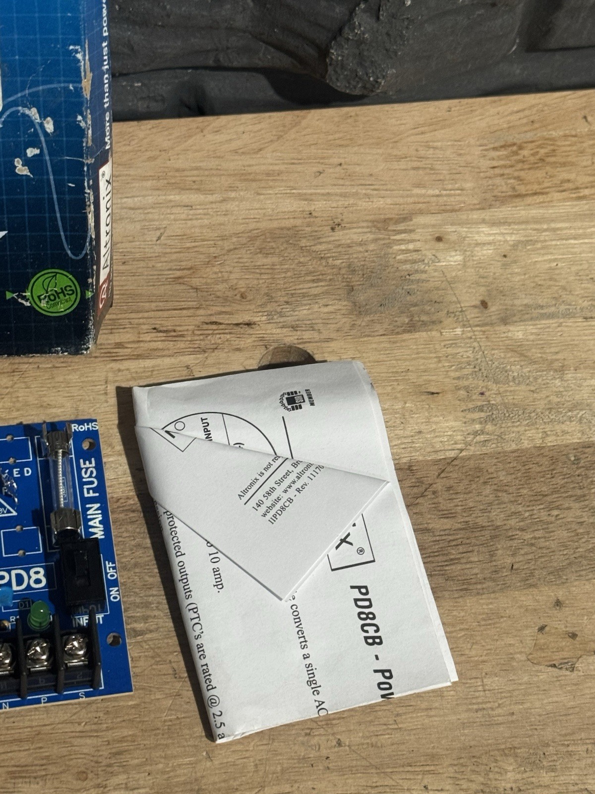 Altronix PD8 8-Output Fused Alarm Power Distribution Module