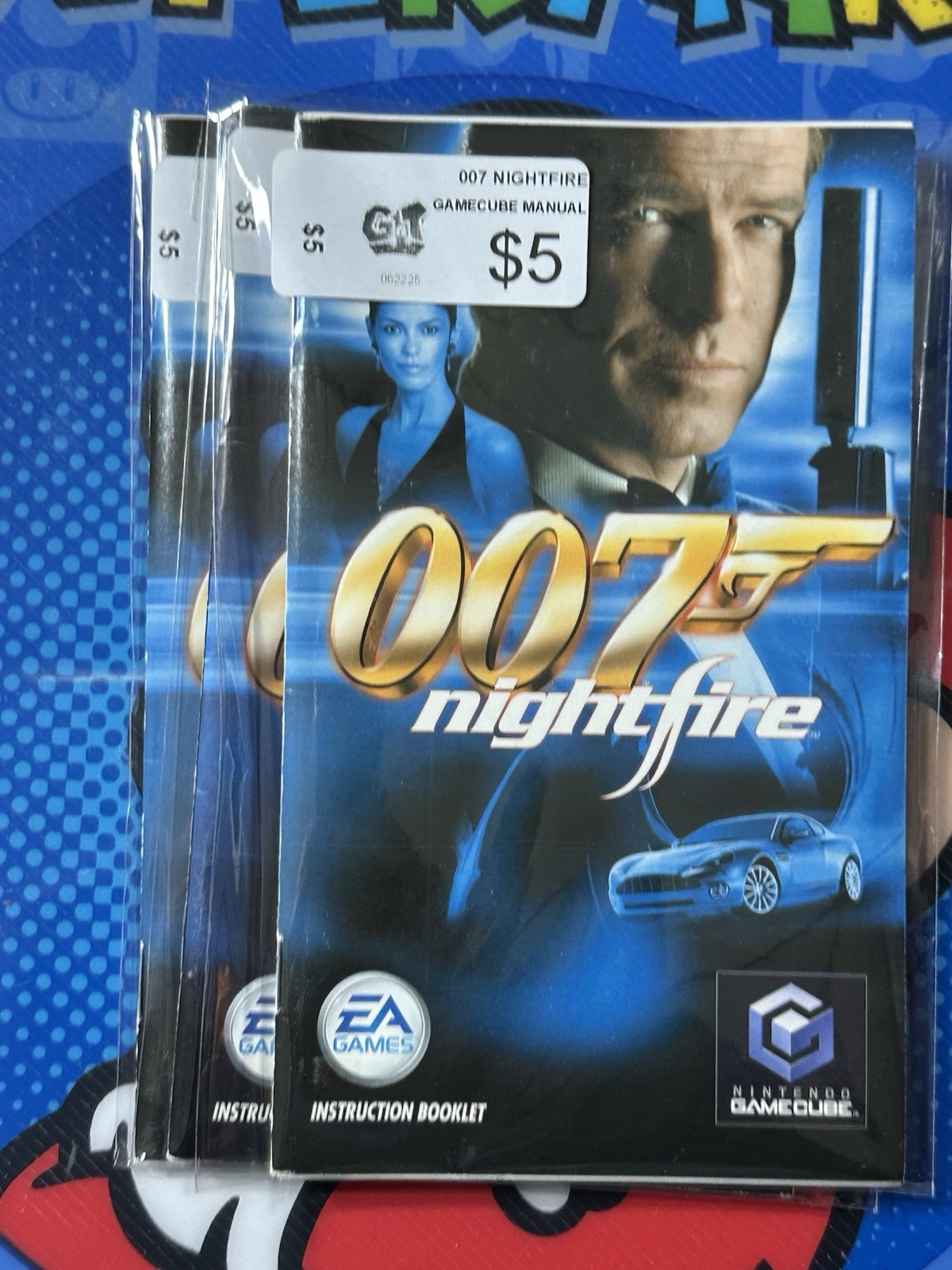 007 Nightfire Authentic Nintendo GameCube Manual Only