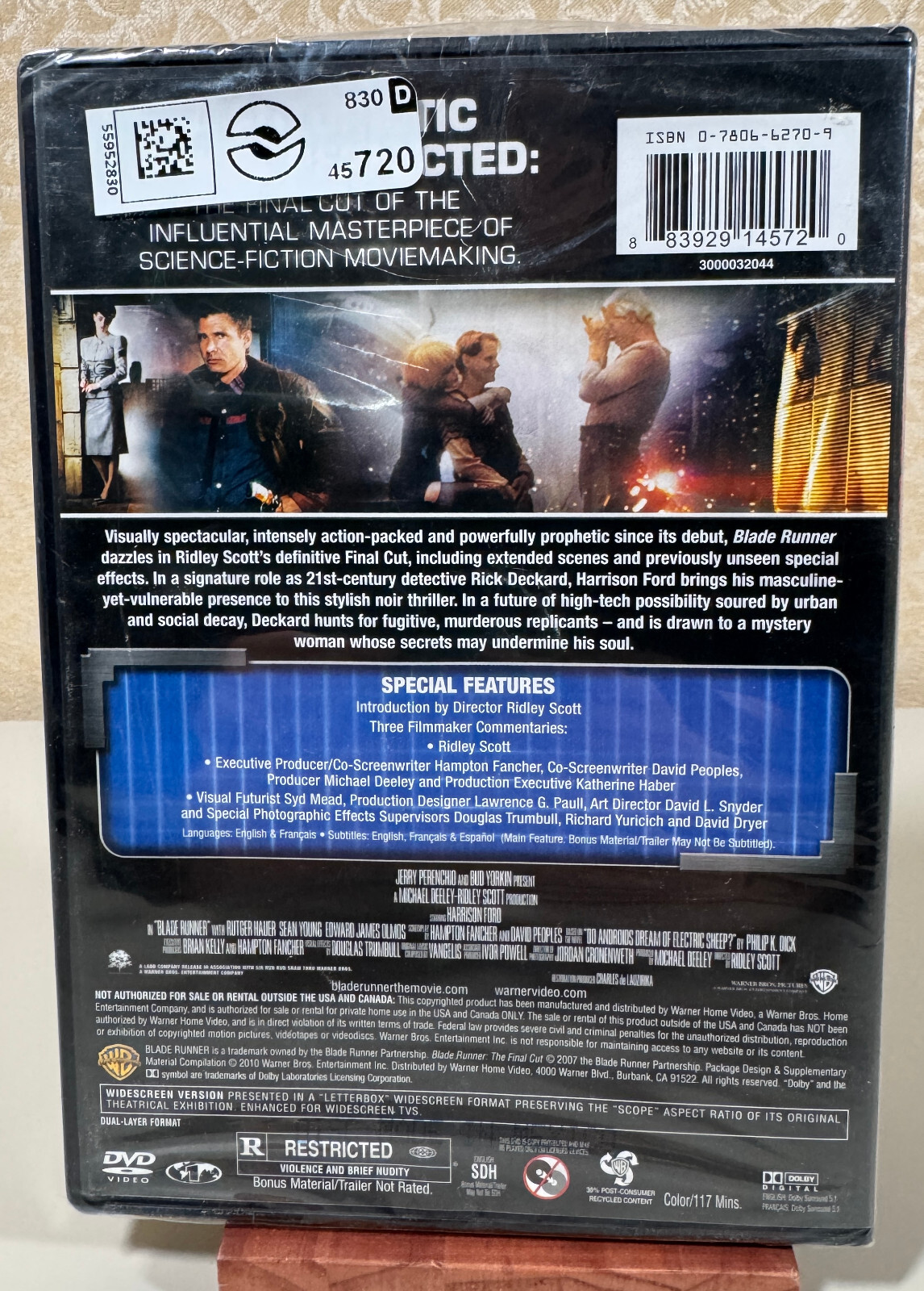 Blade Runner: the Final Cut (DVD) - NEW SEALED