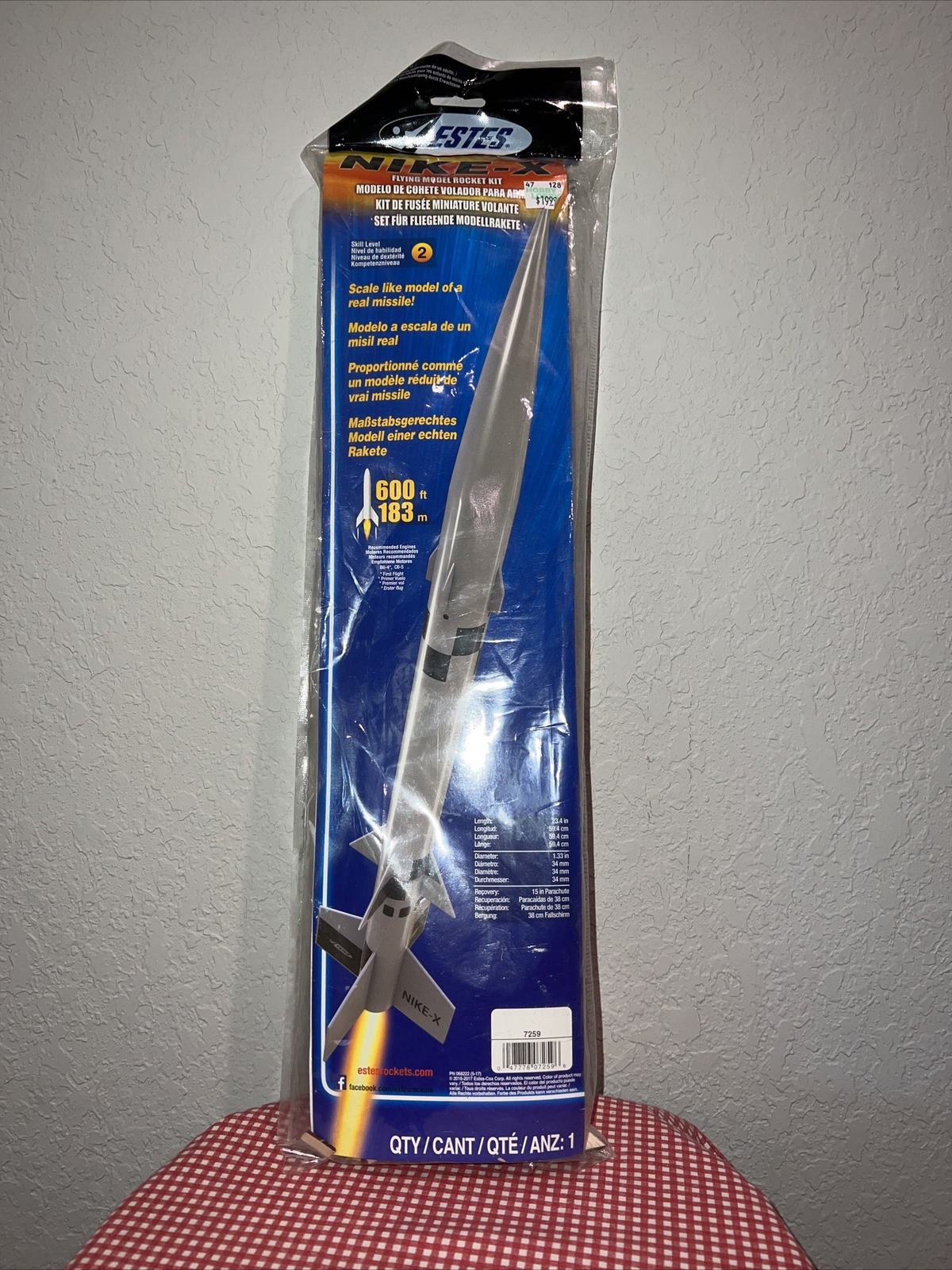 Estes Model Rockets Nike-X & Dragonite Model Rocket Kits Skill Level 2
