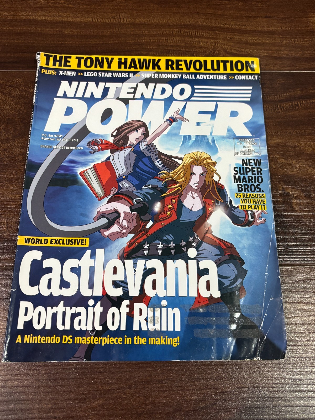 Nintendo Power Magazine Volume 204 June 2006 Castlevania Portrait of Ruin