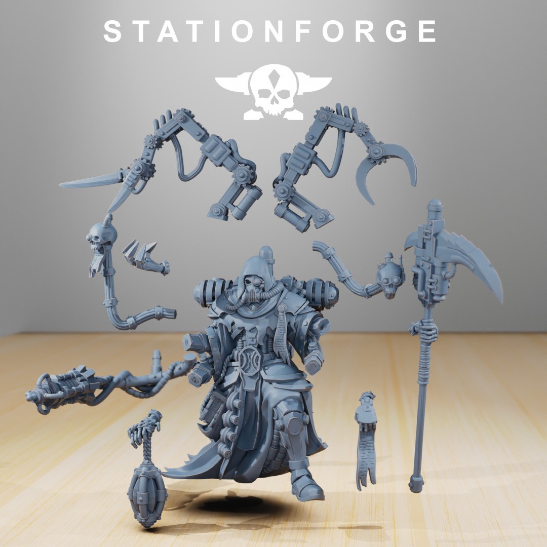Scavenger Seeker Grimdark 3D Printed Miniatures Station Forge 16k