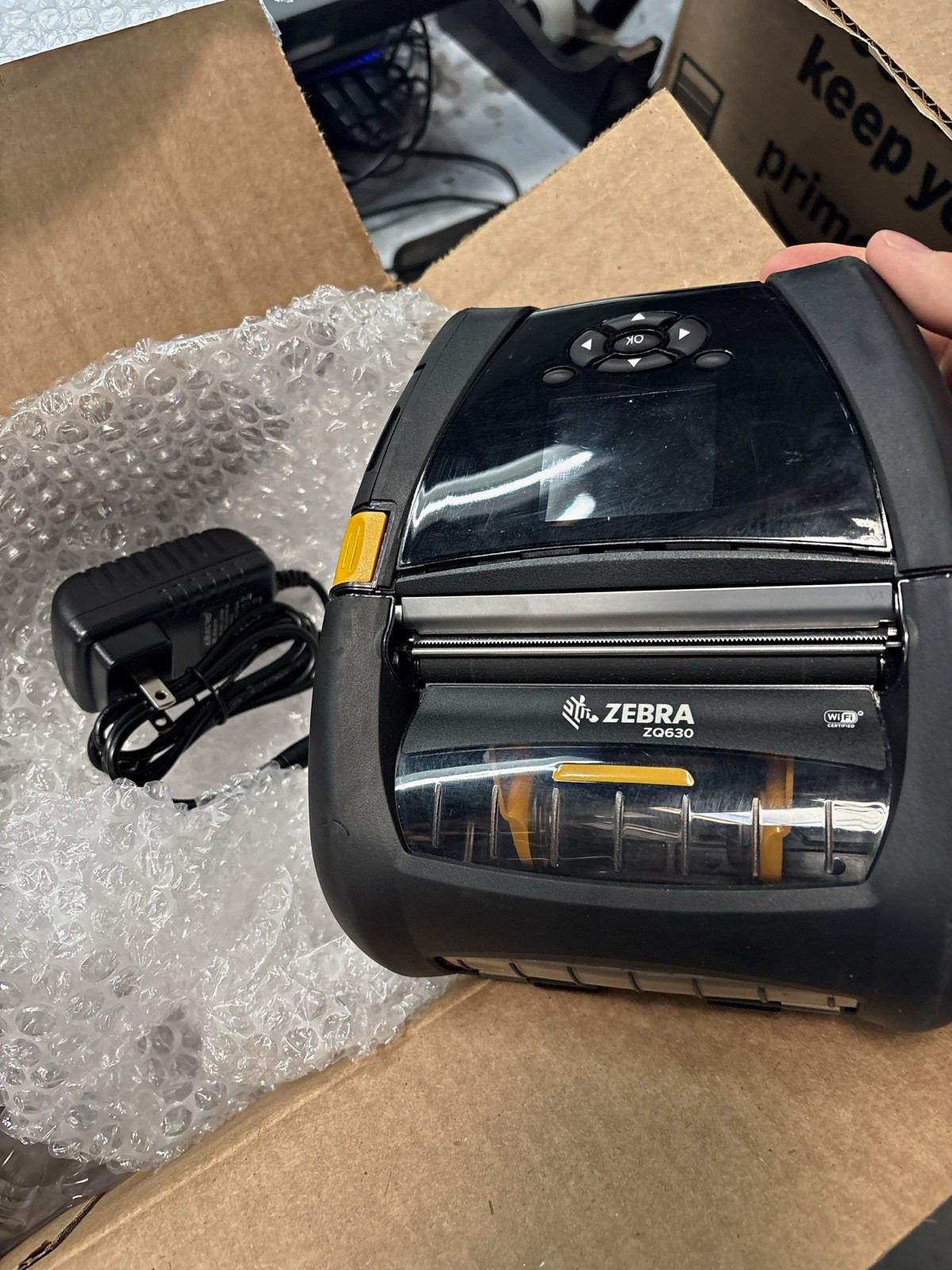 Zebra ZQ630 4in Direct Thermal Label Printer Wi-Fi Bluetooth