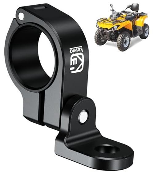 1 PC ATV Whip Light Mount, LED Light Bar Mounting Bracket, Black | Solid
