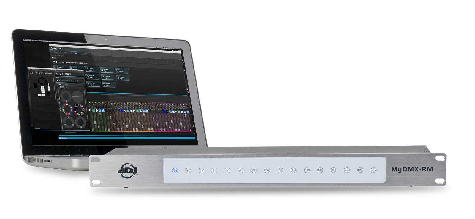 American DJ MYDMX-RM Rackmount DMX Lighting Control w/Software For Mac+PC+Cable
