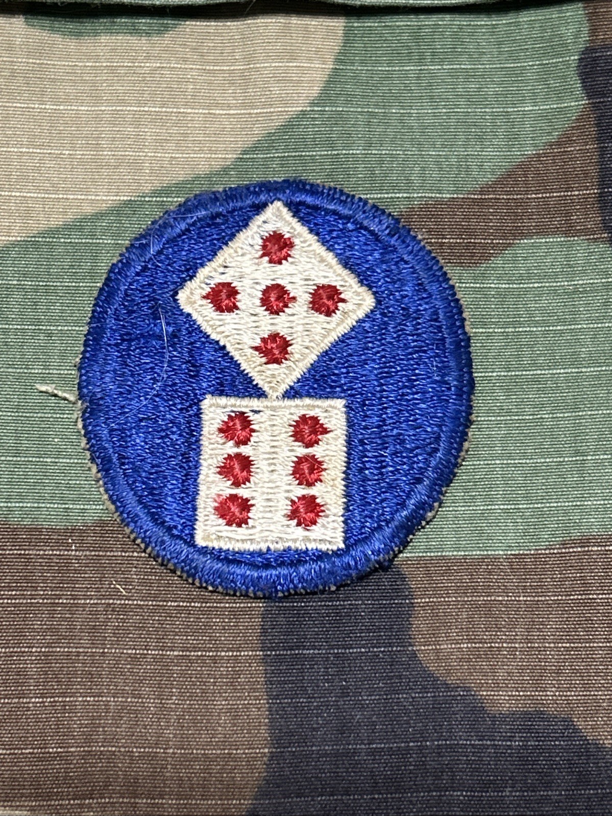 Military Patch US Army World War II Original 11th Army Corps Color Dress Sew-on