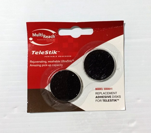 TeleStik Multi Reach - 3008011 - Replacement Adhesive Disks - Set of 2 - NEW