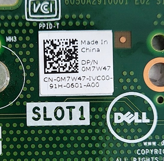 DELL UCSA-1001 0M7W47 Controller Card PCIe