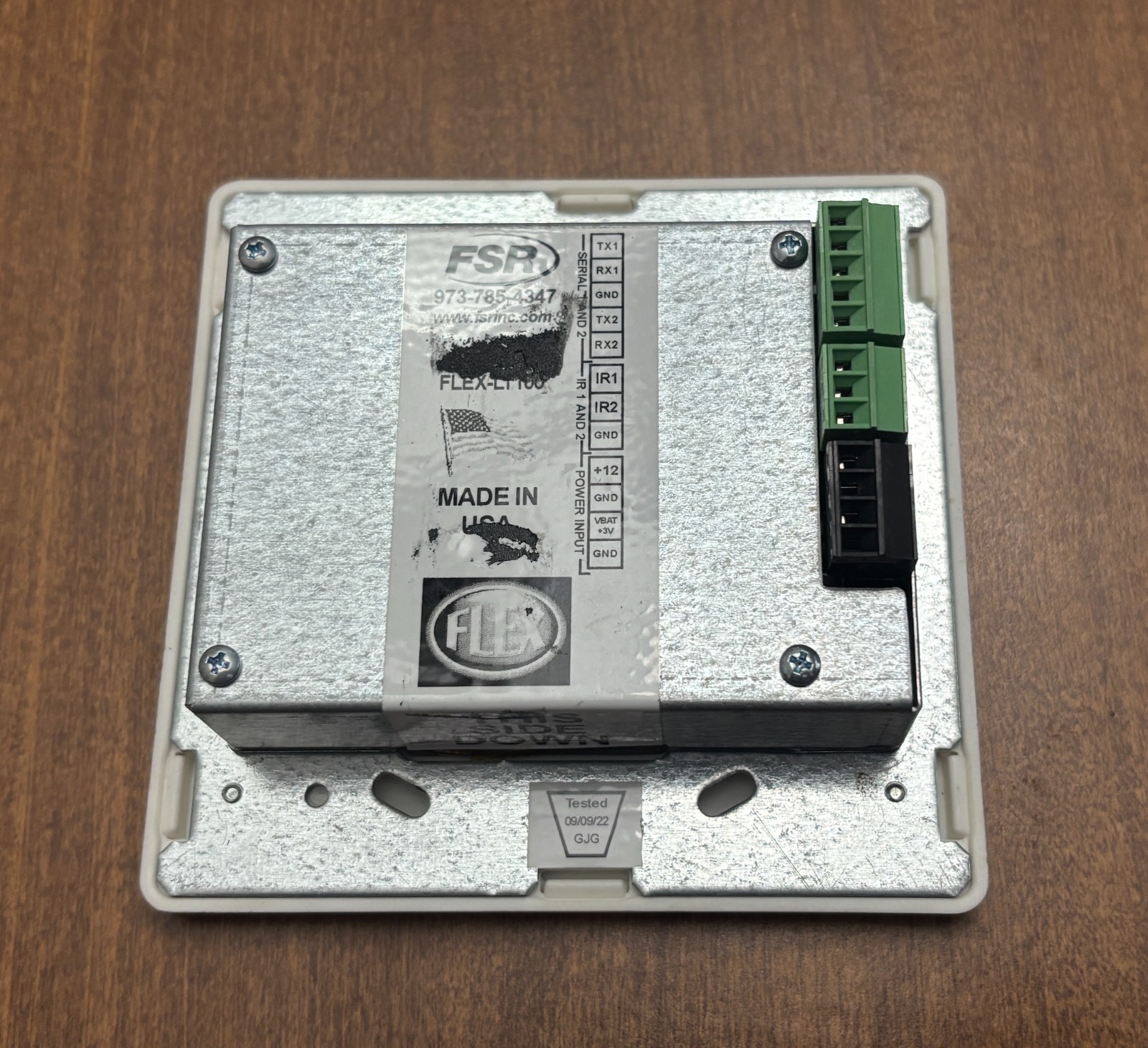 FSR FLEX-LT100 3.5" Color Touch Control System 2 Serial 2 IR PORTS