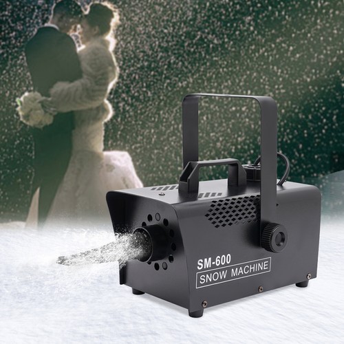 1L Christmas Snow Machine Indoor/Outdoor Fake Snow Machine Free Standing 600W