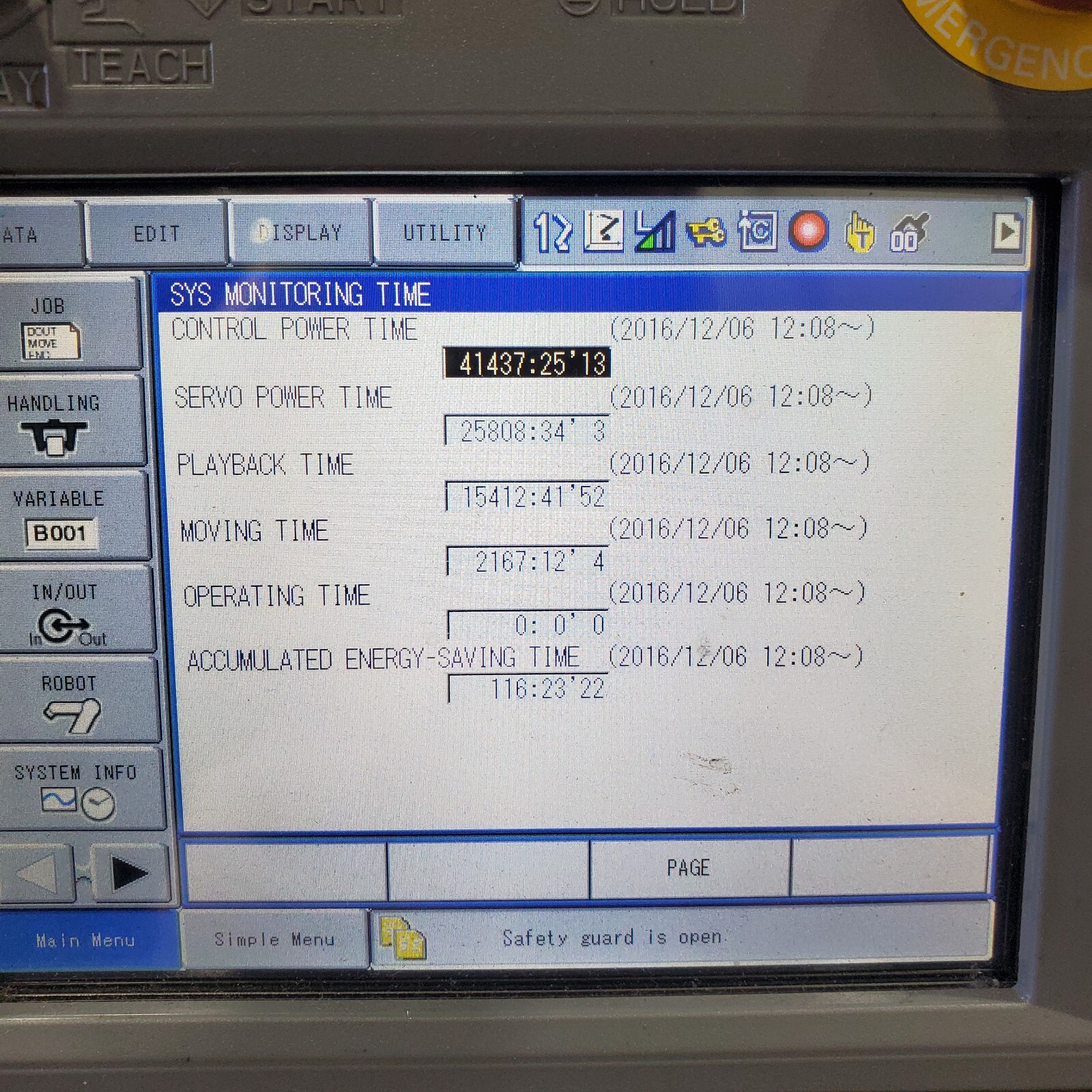Yaskawa Motoman MH180 Robot w/ DX200 Controller - Low Hours! - S92W85-1-4