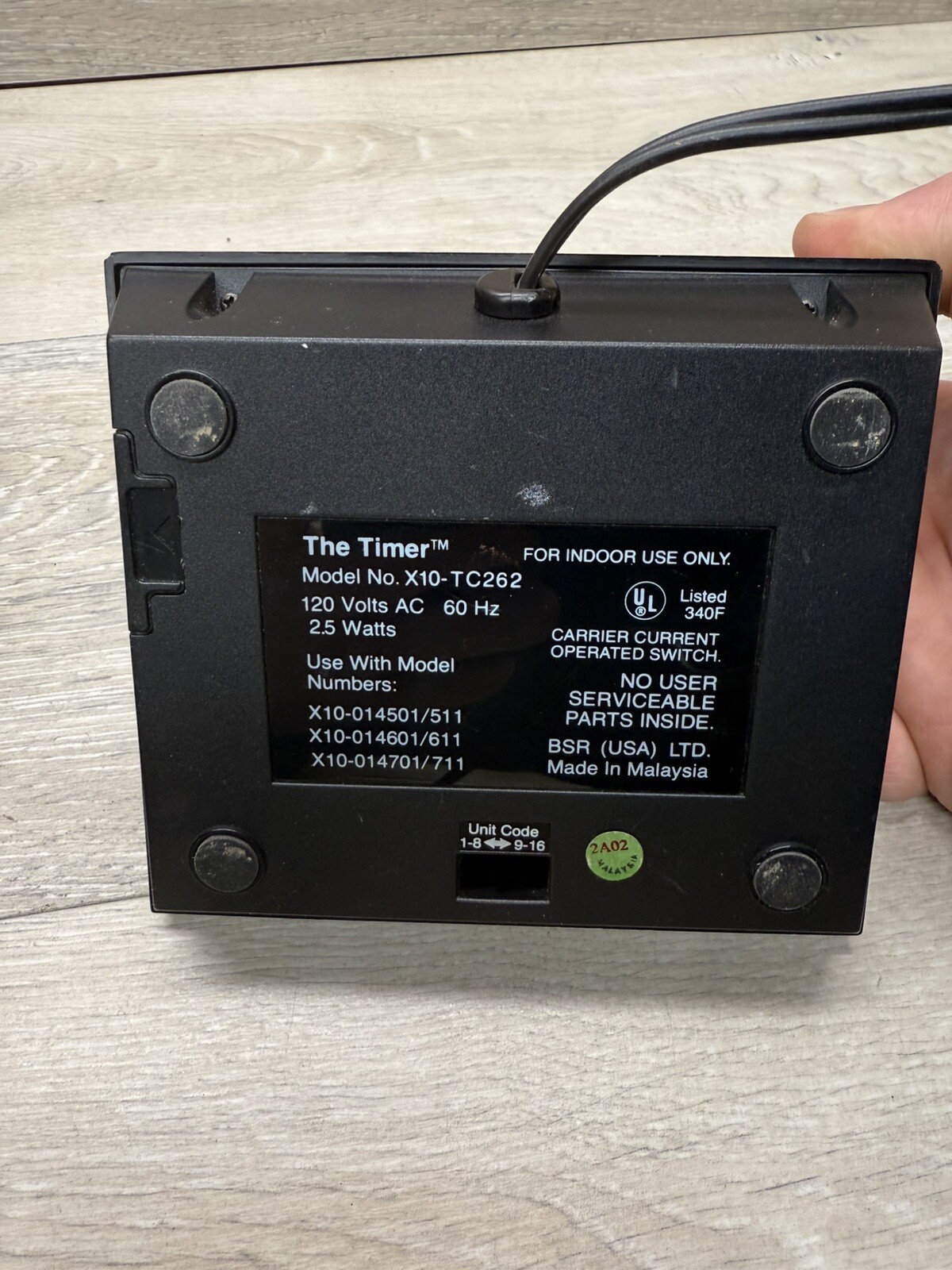 BSR SYSTEM X-10 / The Timer - Alarm Clock / Appliance Control System EXC