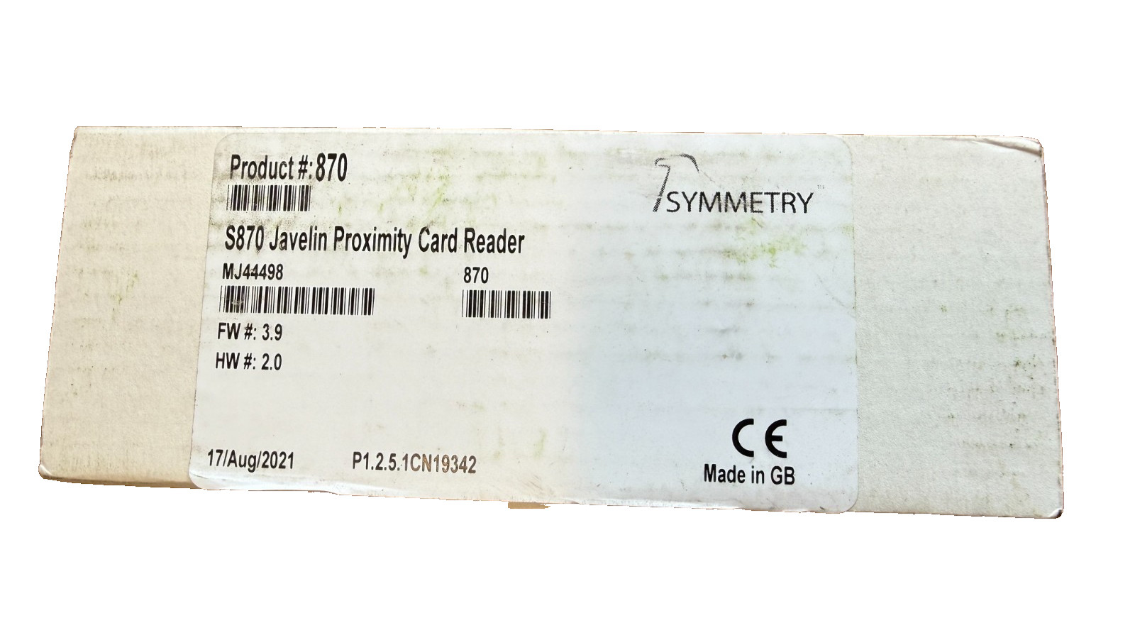 AMAG Symmetry S870 Javelin Proximity Card Reader
