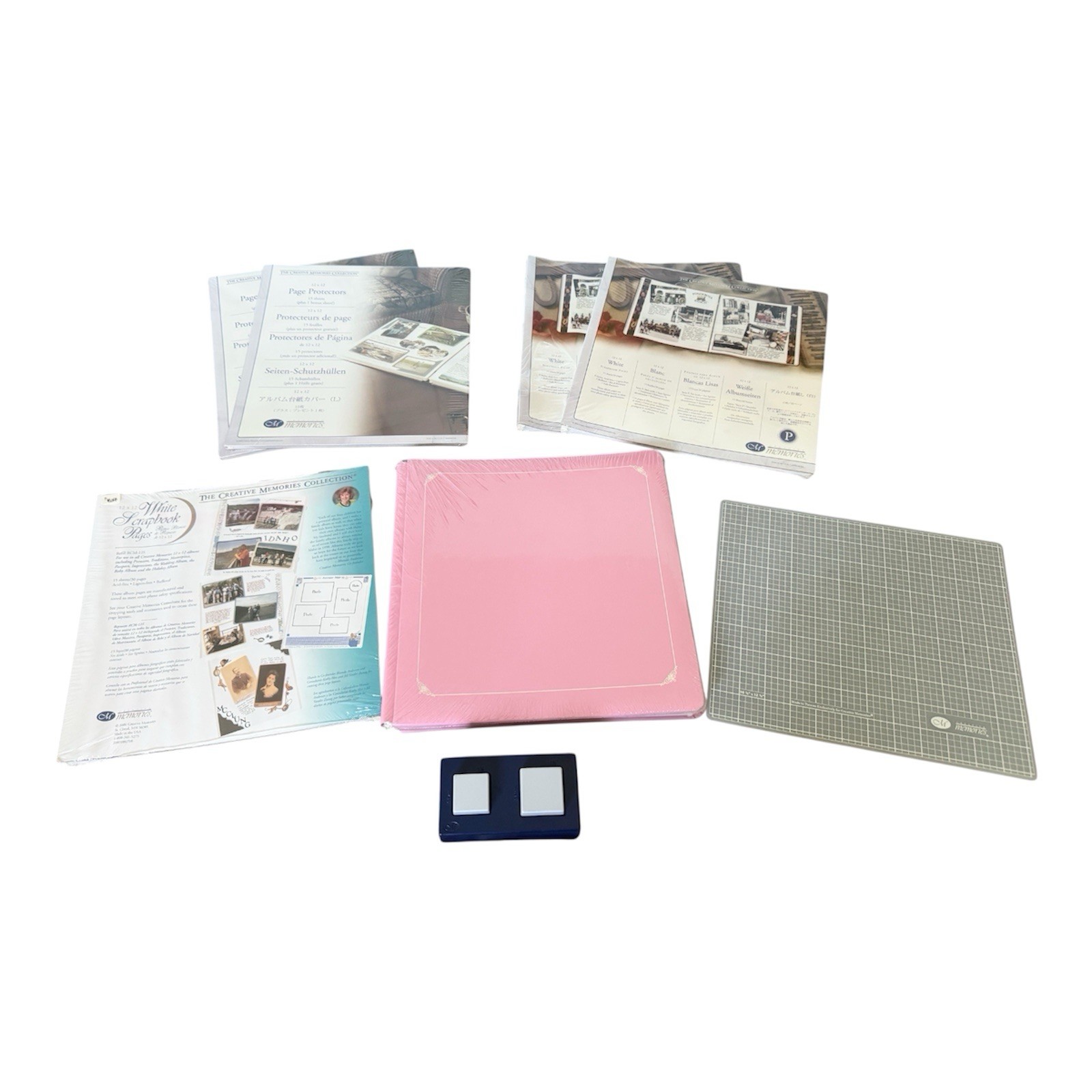Creative Memories Scrapbook Pkg-Album, CuttingMat, PaperPunch, Pages, Protectors