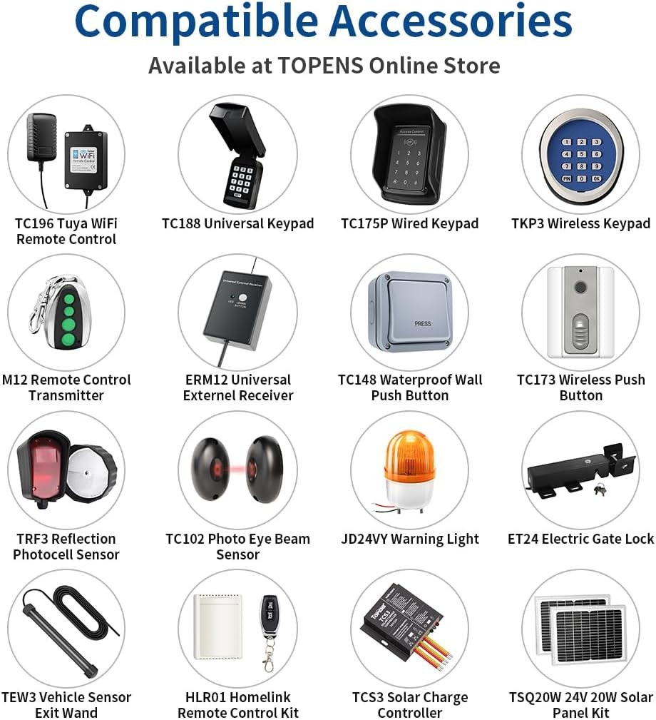 HomeLink Compatible Universal Receiver with Remote Control Transmitter for