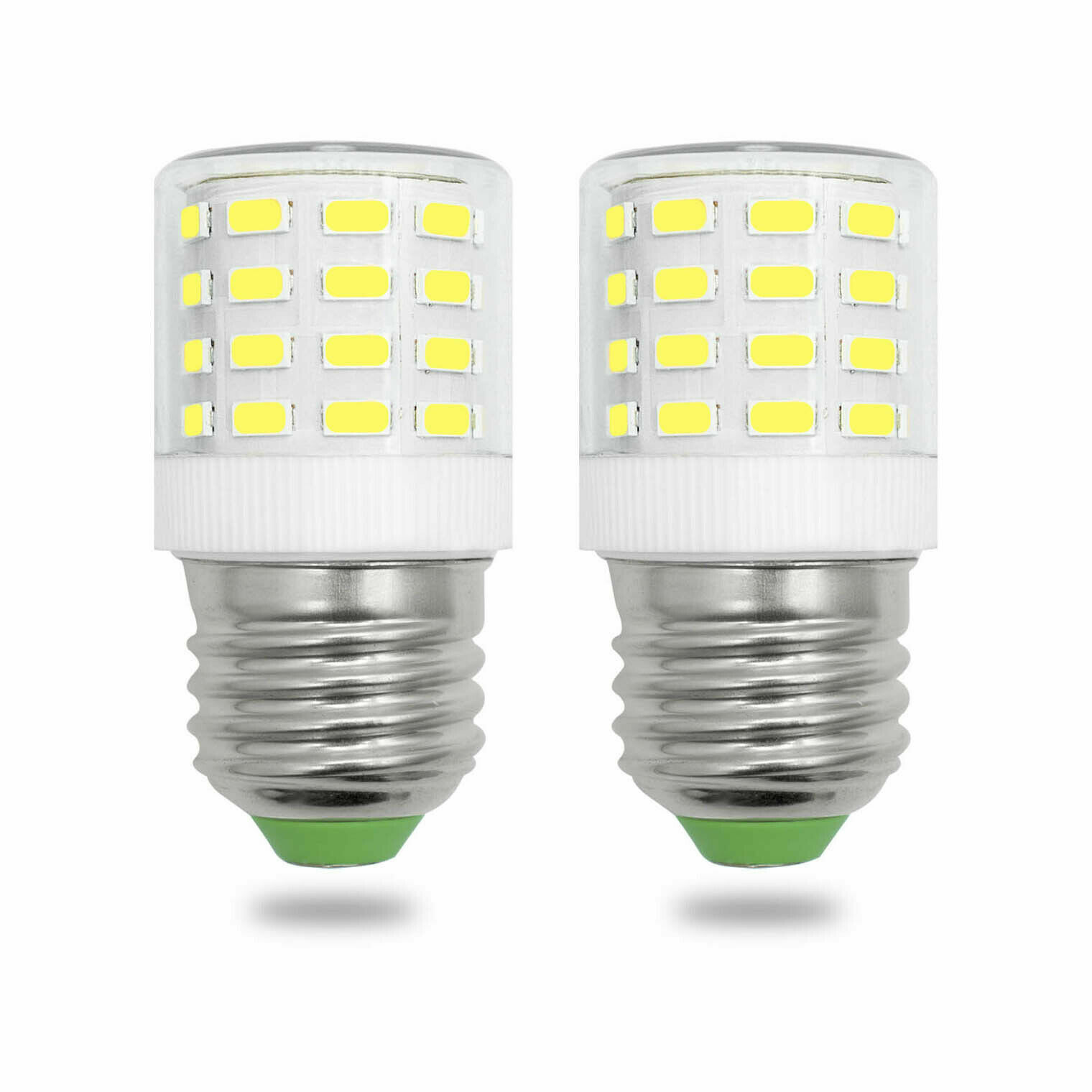 2pcs E27/E26 LED Light Bulb 48-5730 Ceramics Corn Lights fit Refrigerator