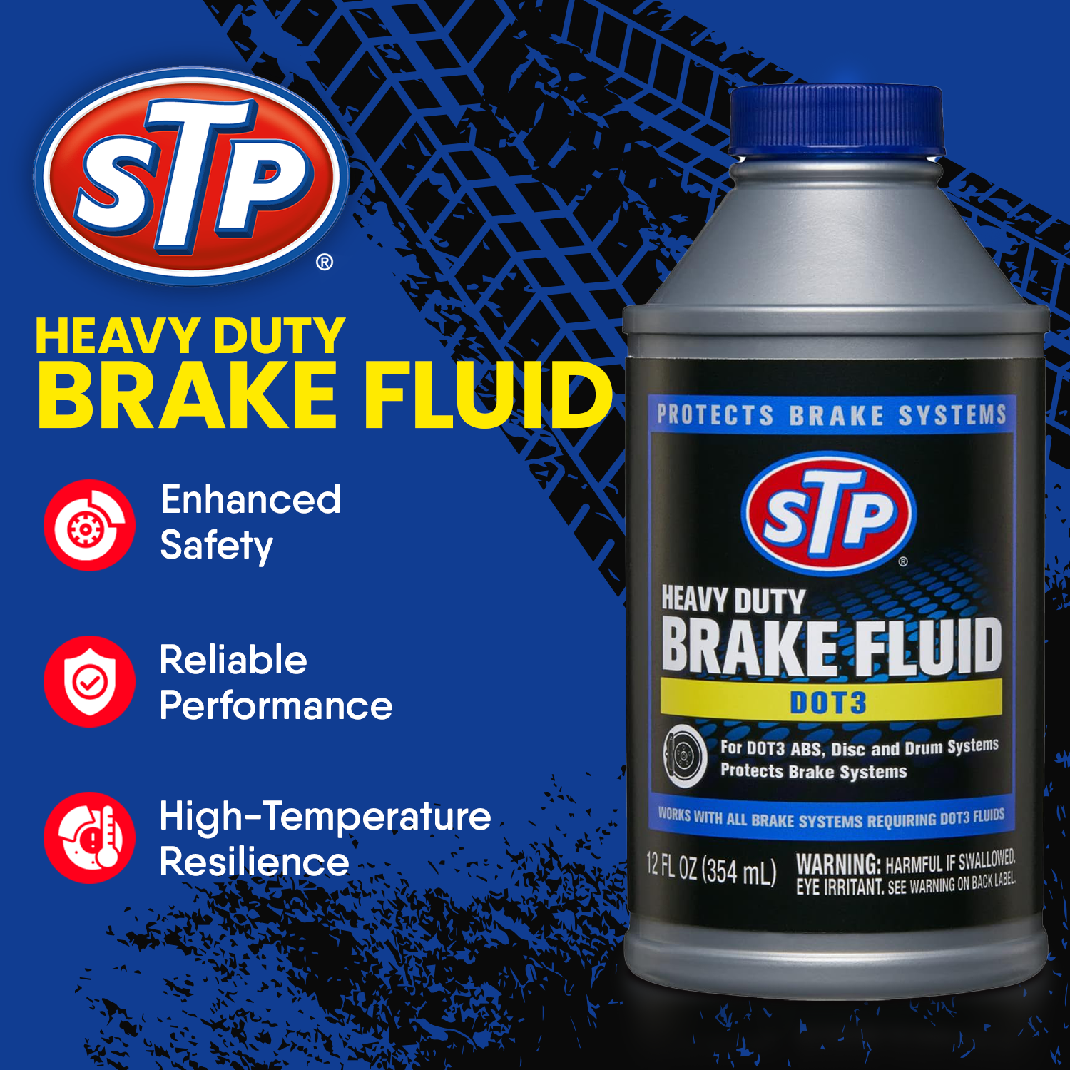 STP Heavy Duty Brake Fluid DOT 3