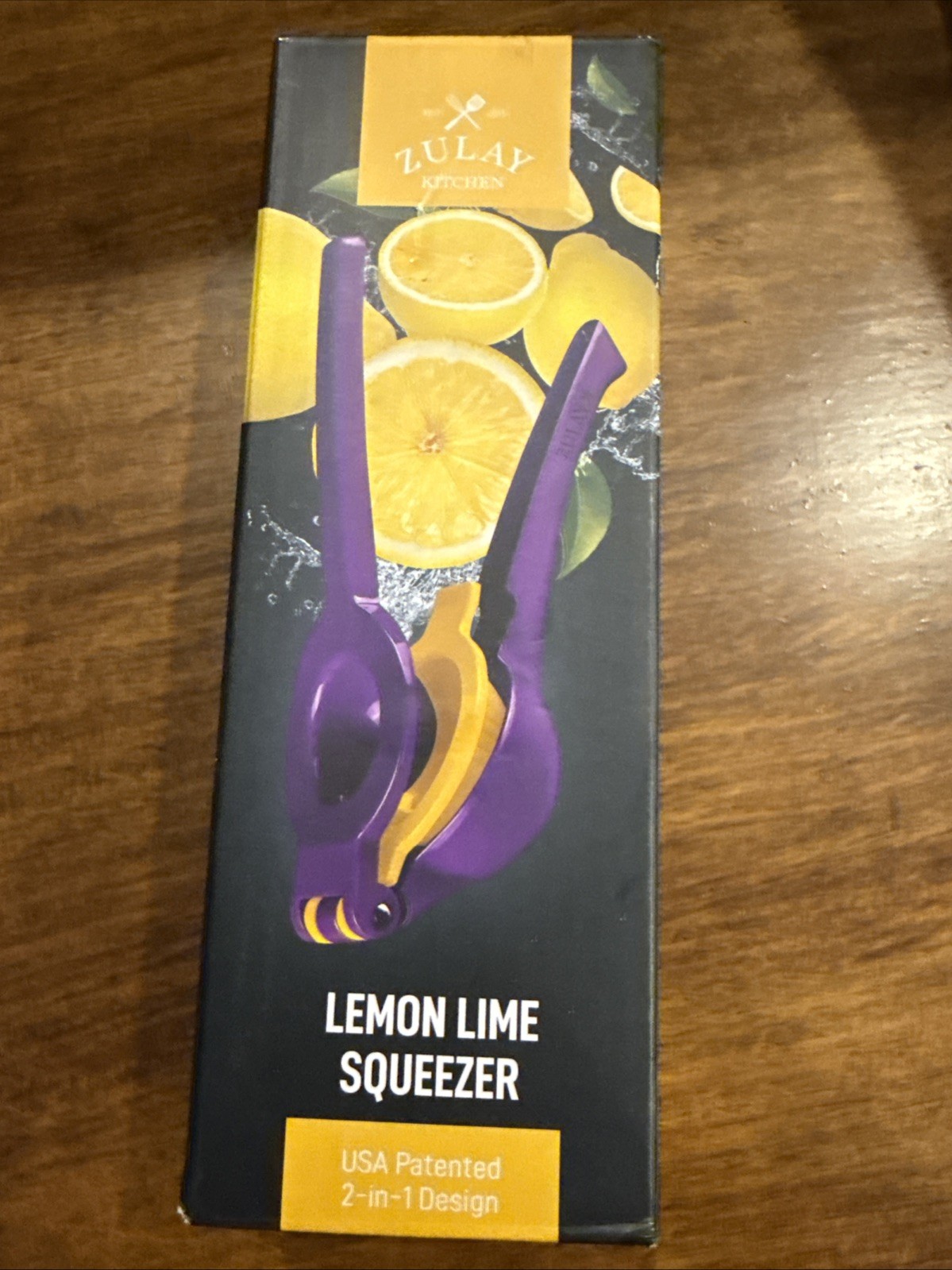 Zulay Metal Lemon Lime Squeezer - Purple
