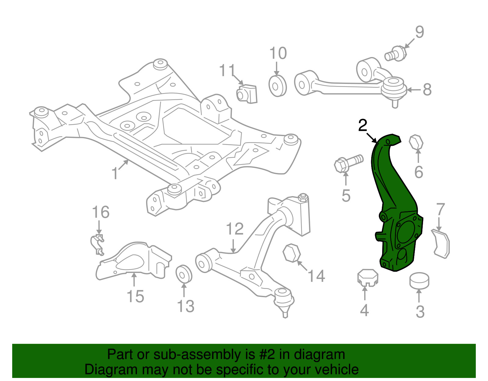 Genuine Nissan Steering Knuckle 40015-JF00A
