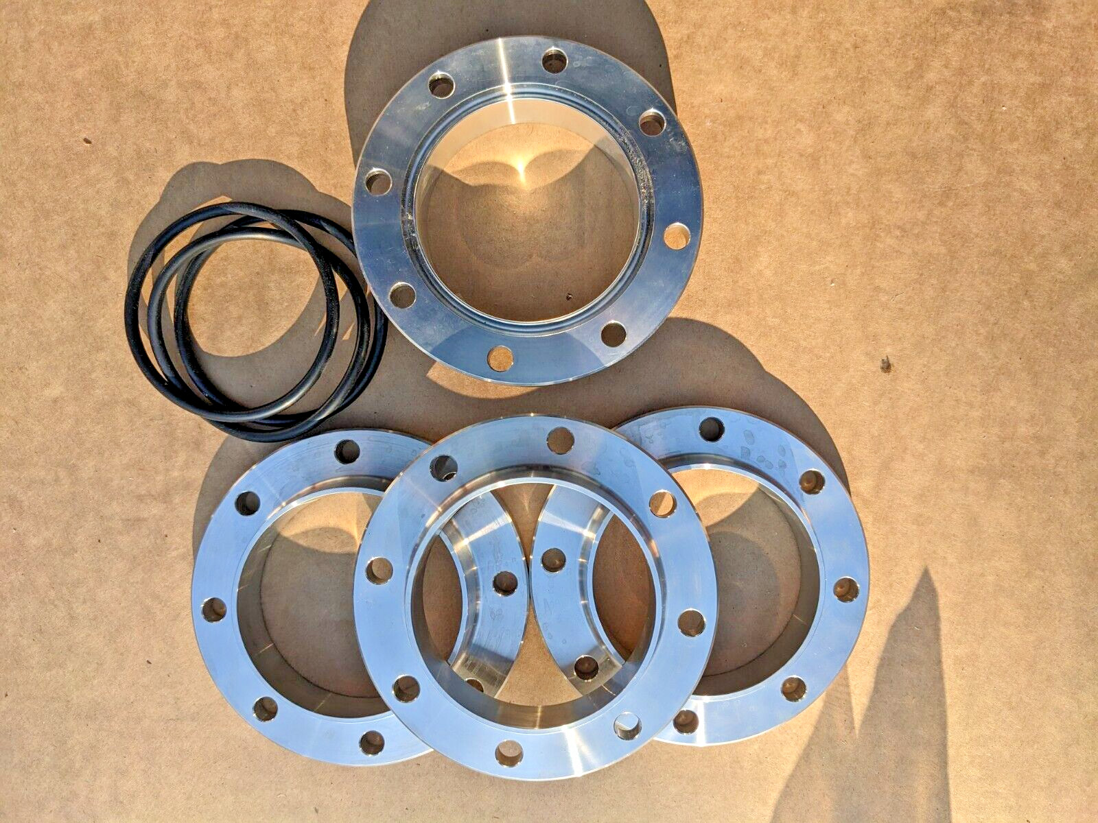 Flange connection stainless steel TU 1.4404 PN10 DN80 N07/95/0006 901347 with sealing groove