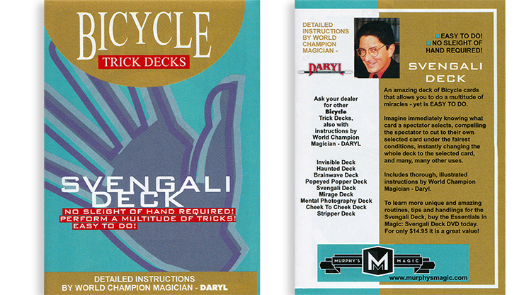 Svengali Deck Mandolin Bicycle (Red)