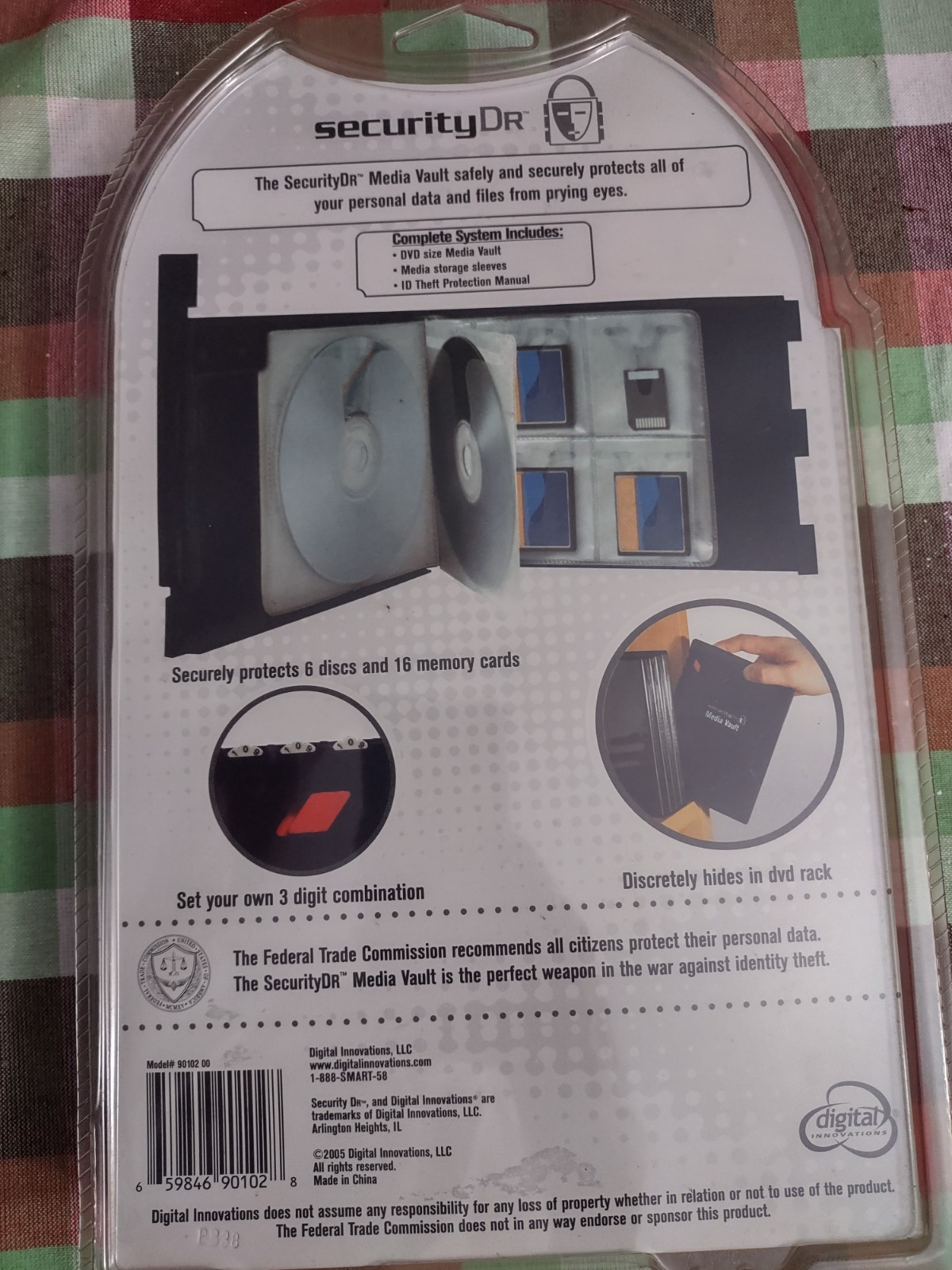 Security Dr. Media Vault Locking Case for Digital Media - New
