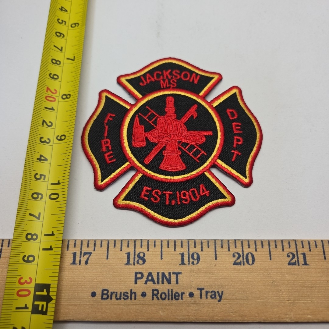 Jackson Miss. Fire Department Patch FREE SHIPPING
