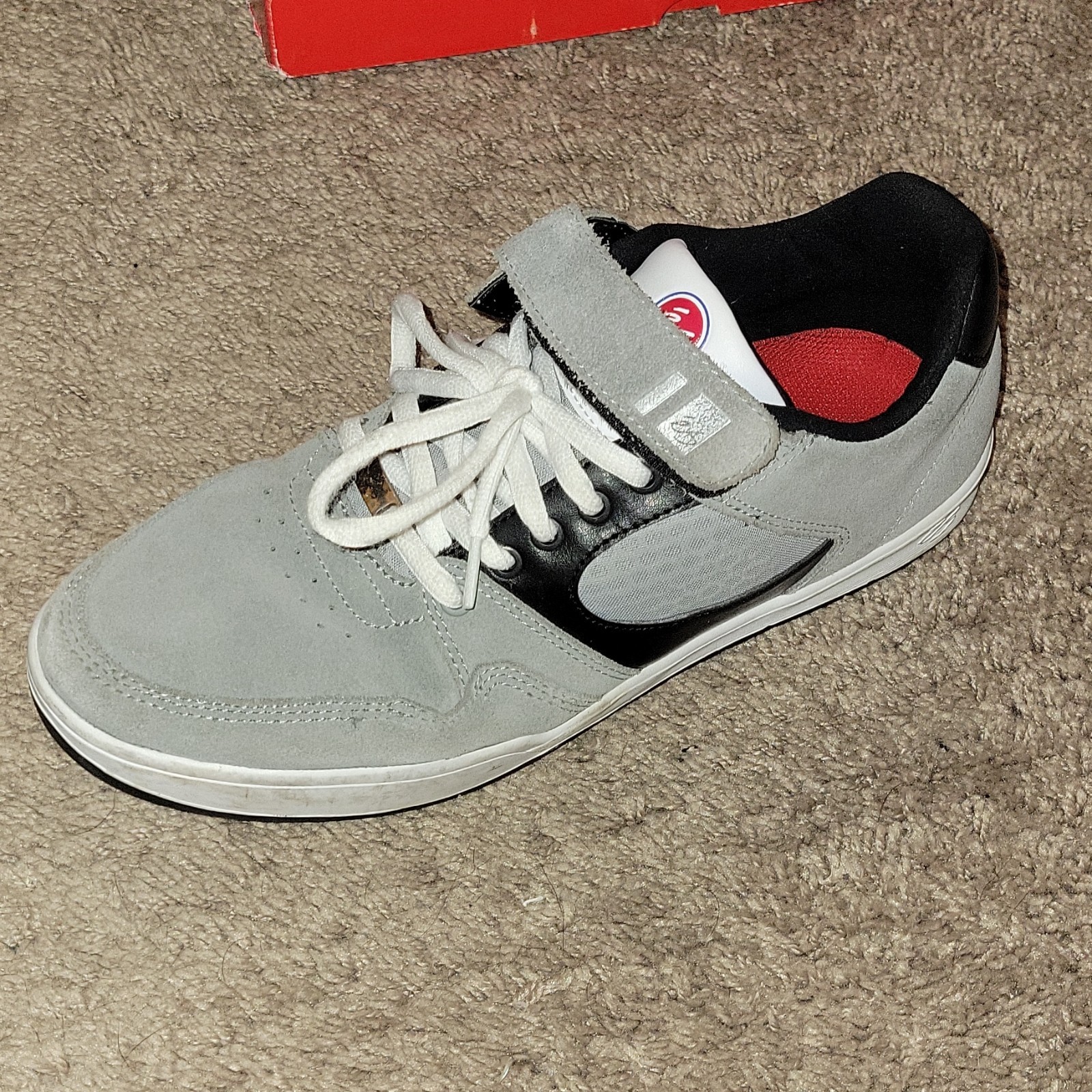 e's Accel Slim Plus Grey/Black/White Size 11