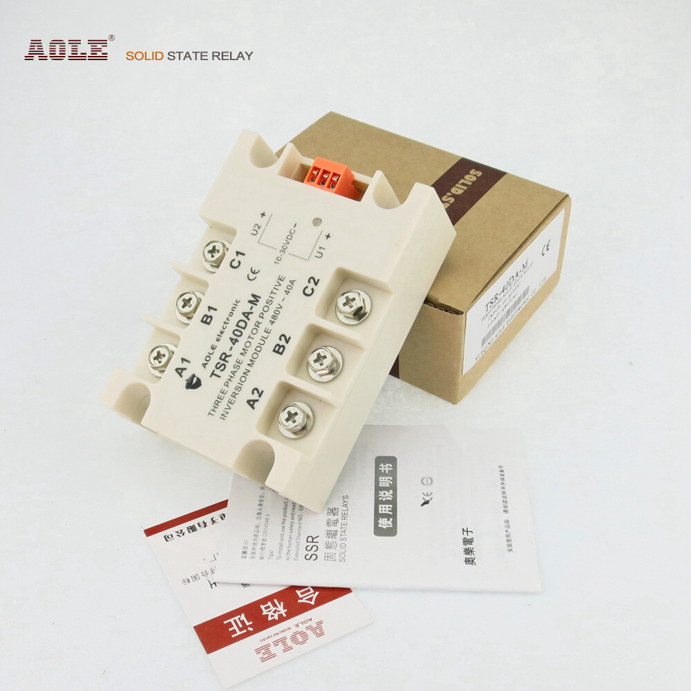 Three-phase motor positive and negative solid state relay 480V 25A TSR-40DA-M