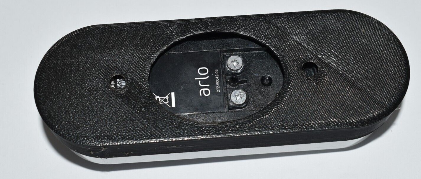 WIRED Arlo Video Doorbell Holder Bracket Clip Mounting Flat Wall Plate Security