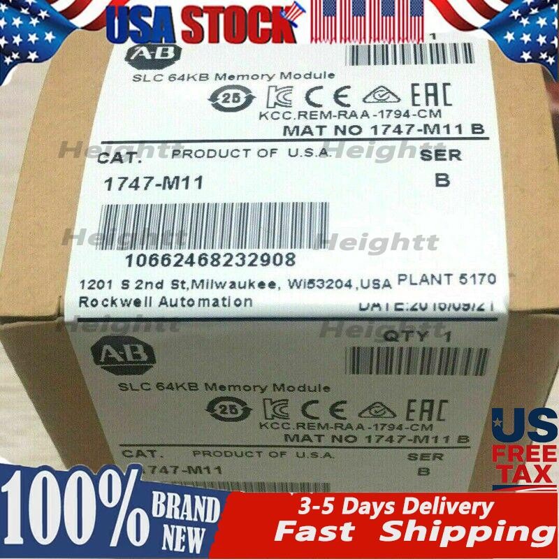 New Factory Sealed 1747-M11 SLC 500 Eeprom Memory Module 1747M11 Fast Shipping