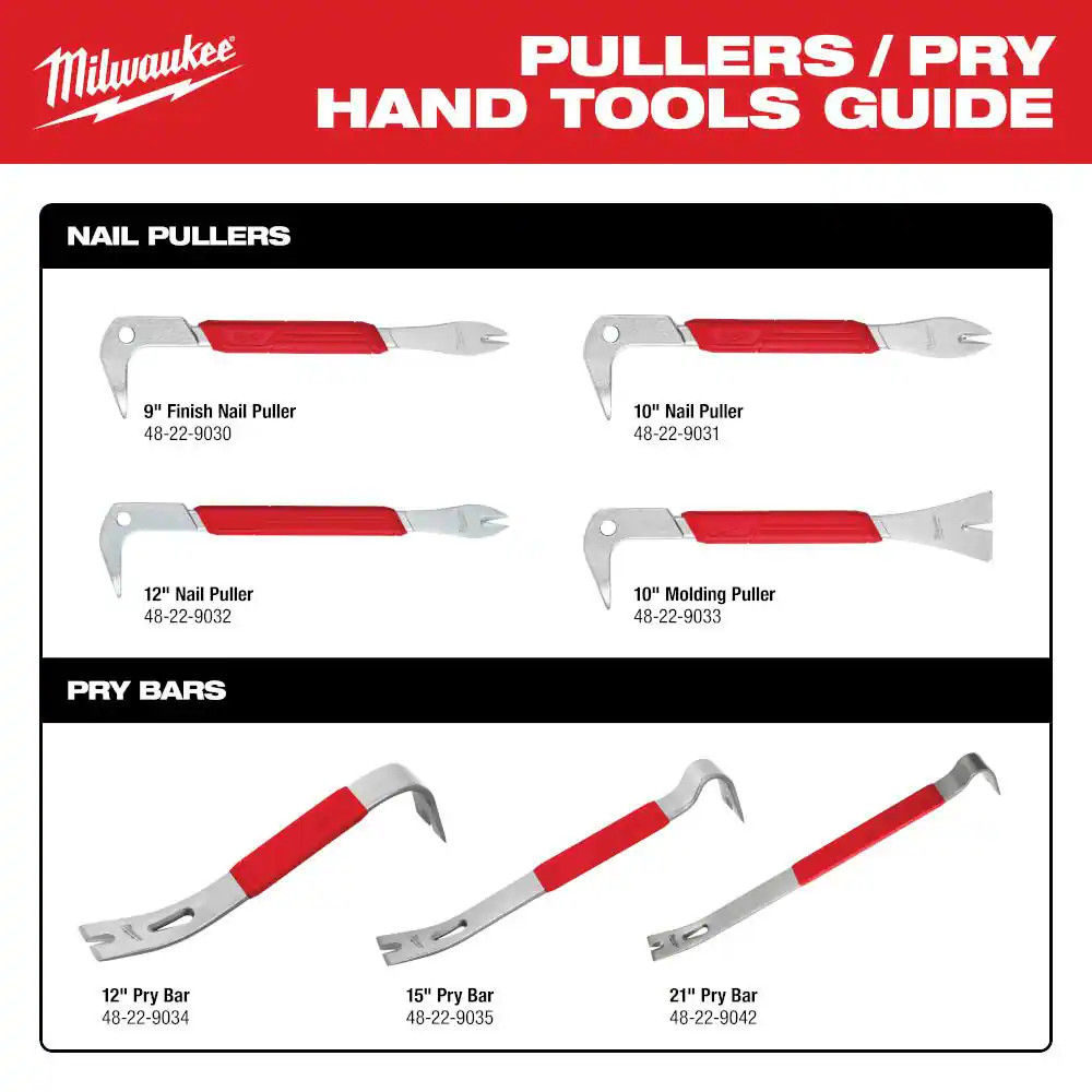 10 In. Molding Puller Pry Bar
