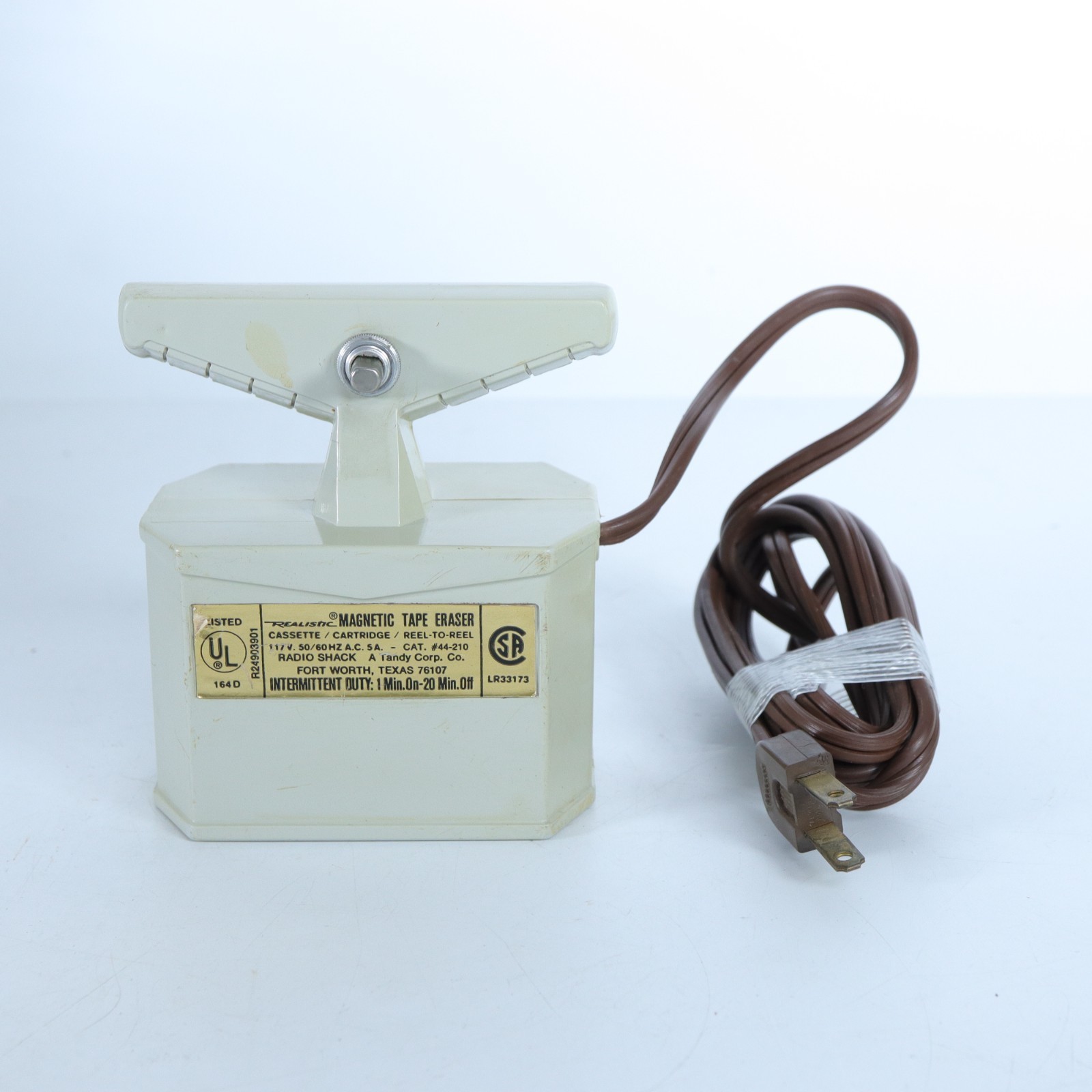 Realistic Magnetic Tape Eraser - 44-210 Cassette Cartridge Reel-To-Reel WORKS