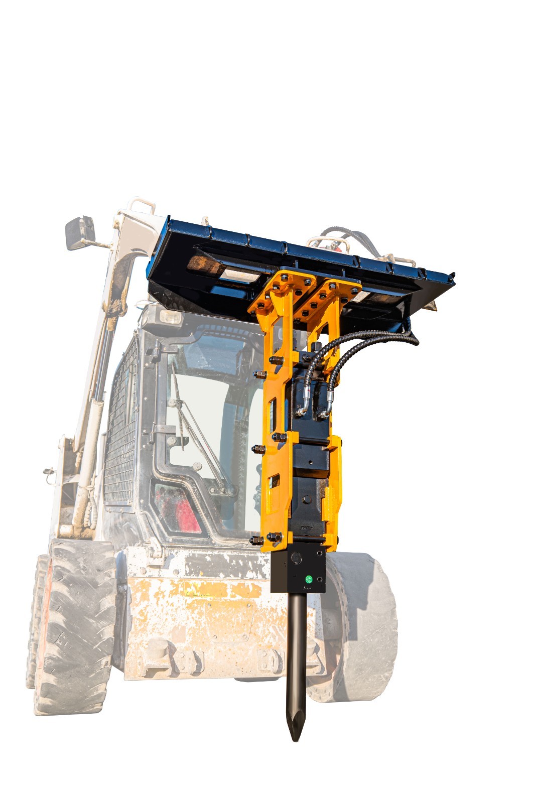 680 Hydraulic Breaker Hammer Concrete Rock Breaking for Bobcat Skid Steer Loader