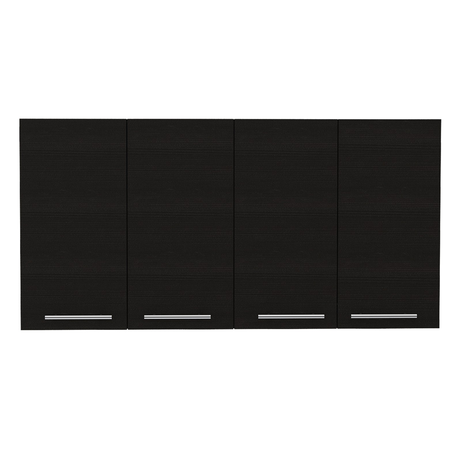 Rectangle Four Swing Doors Wall Cabinet Wenge