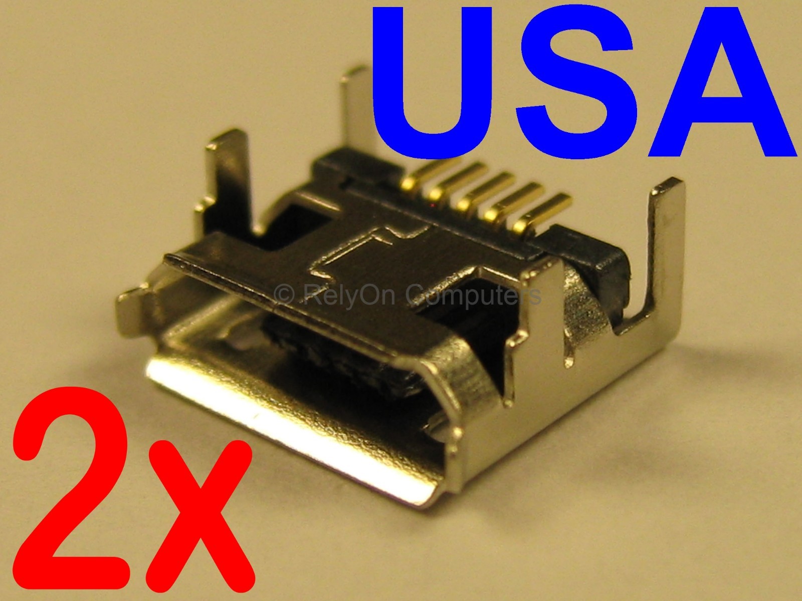 2 Micro USB Charging Port for Turtle Beach Ear Force Stealth 420x 450x 500P 520x