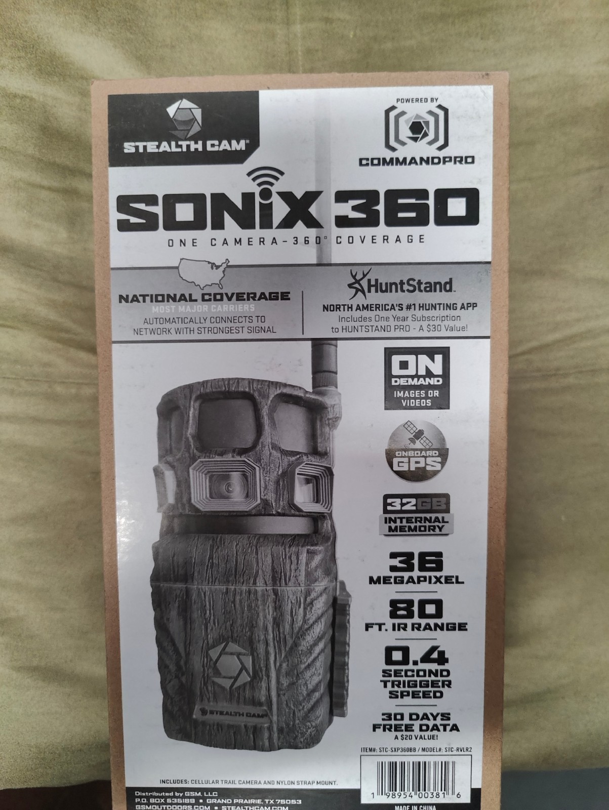Stealth Cam Sonix 360-Degree Cellular Game Camera