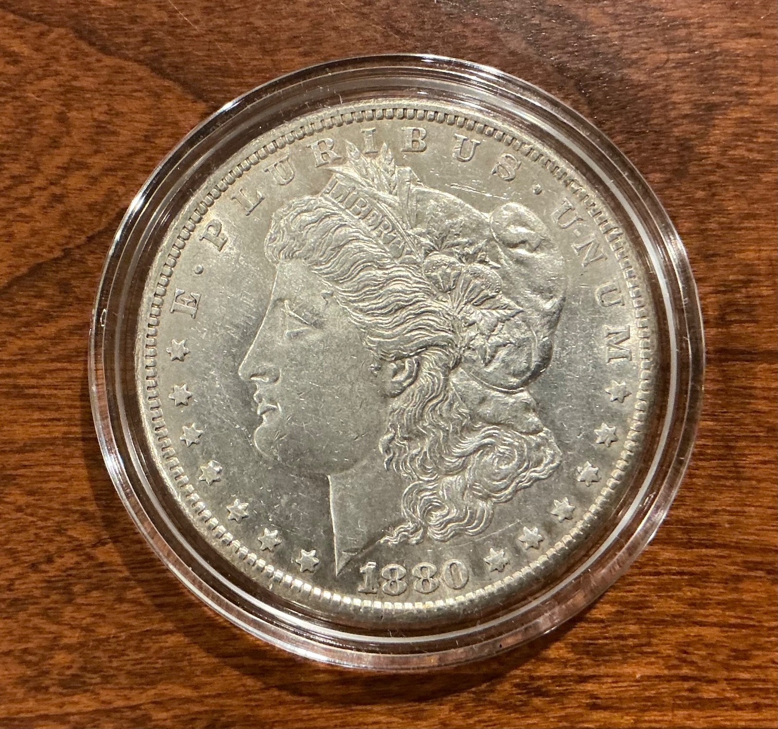 1880-S Gem Morgan Silver Dollar in UC High-Quality Condition.  Excellent Detail!
