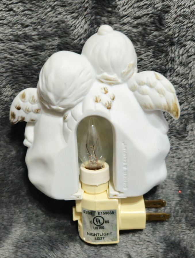 Michel & Co Ceramic Angels Night Light