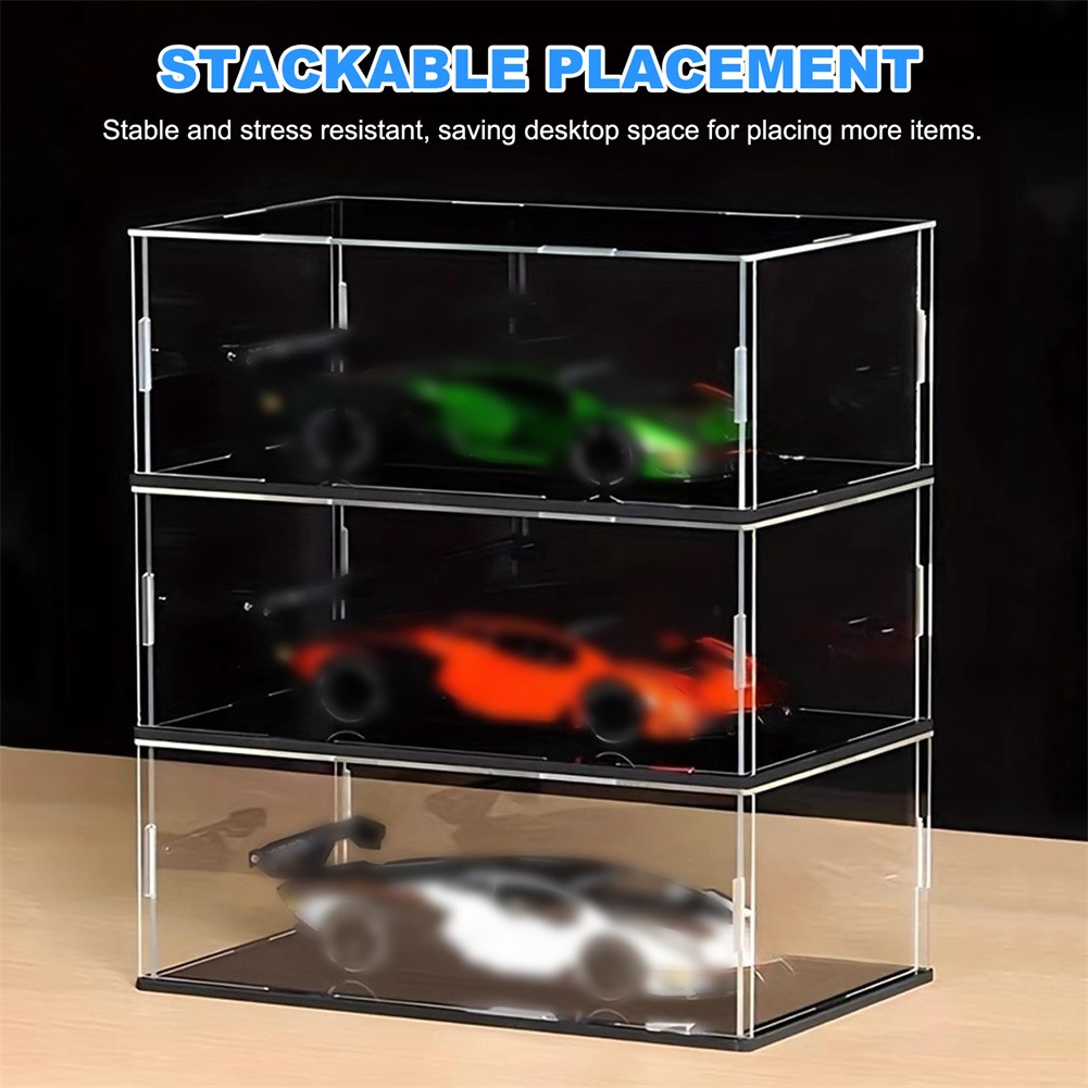 Acrylic Model Car Display Case 1: 24 Scale Clear diecast Display Boxes