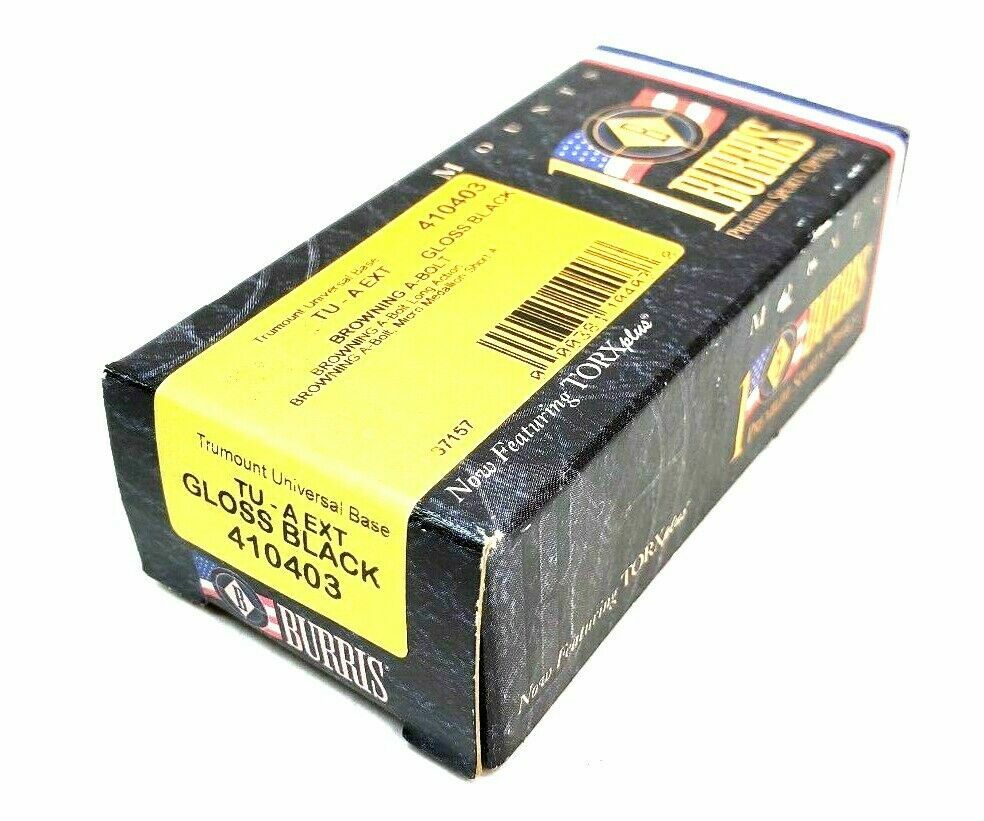 Burris 410403 Gloss Black Tru-mount Universal Base TU-A EXT NOS