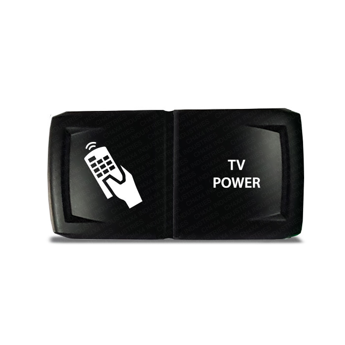 CH4X4 Marine Rocker Switch V2 TV Power Symbol