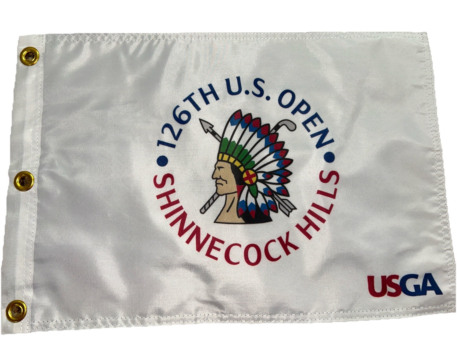 2026 US OPEN SHINNECOCK HILLS USGA PGA TOUR PIN FLAG WITH GROMMETS FREE SHIPPING