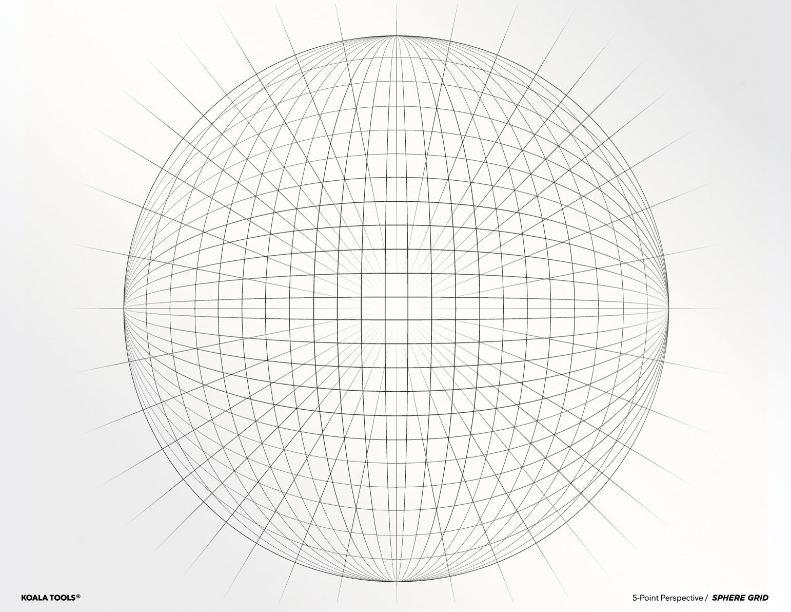 Perspective Grid Transparency Sheets 8.5 x 11 Set