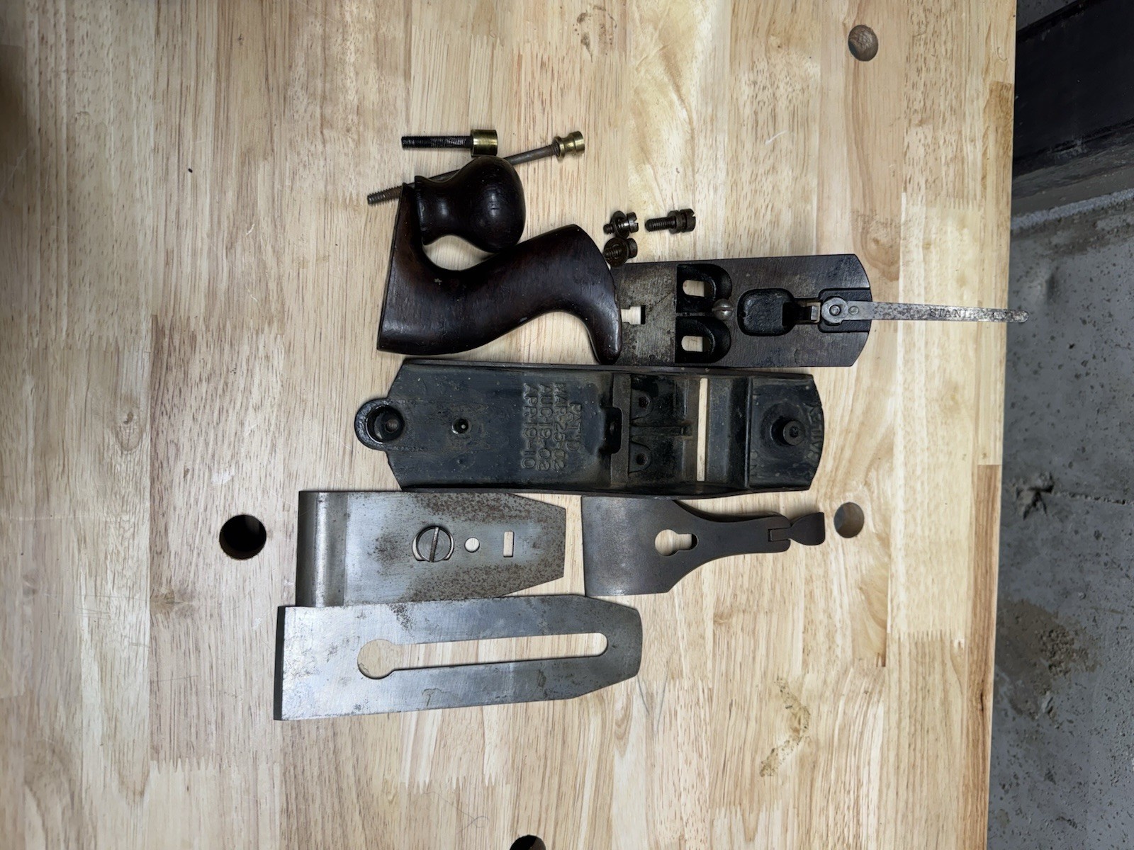 Stanley Number 4 Type 11 Hand Plane - 3 Patent Dates
