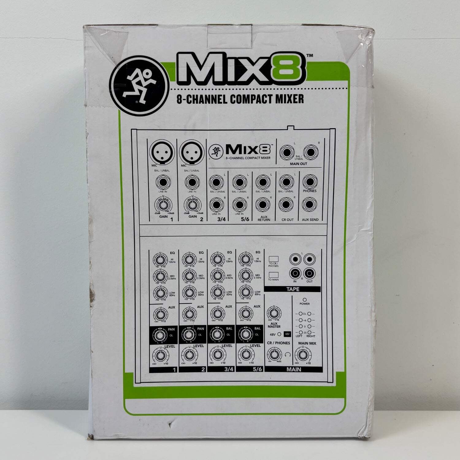 New Mackie Mix8 8-Channel Compact Mixer