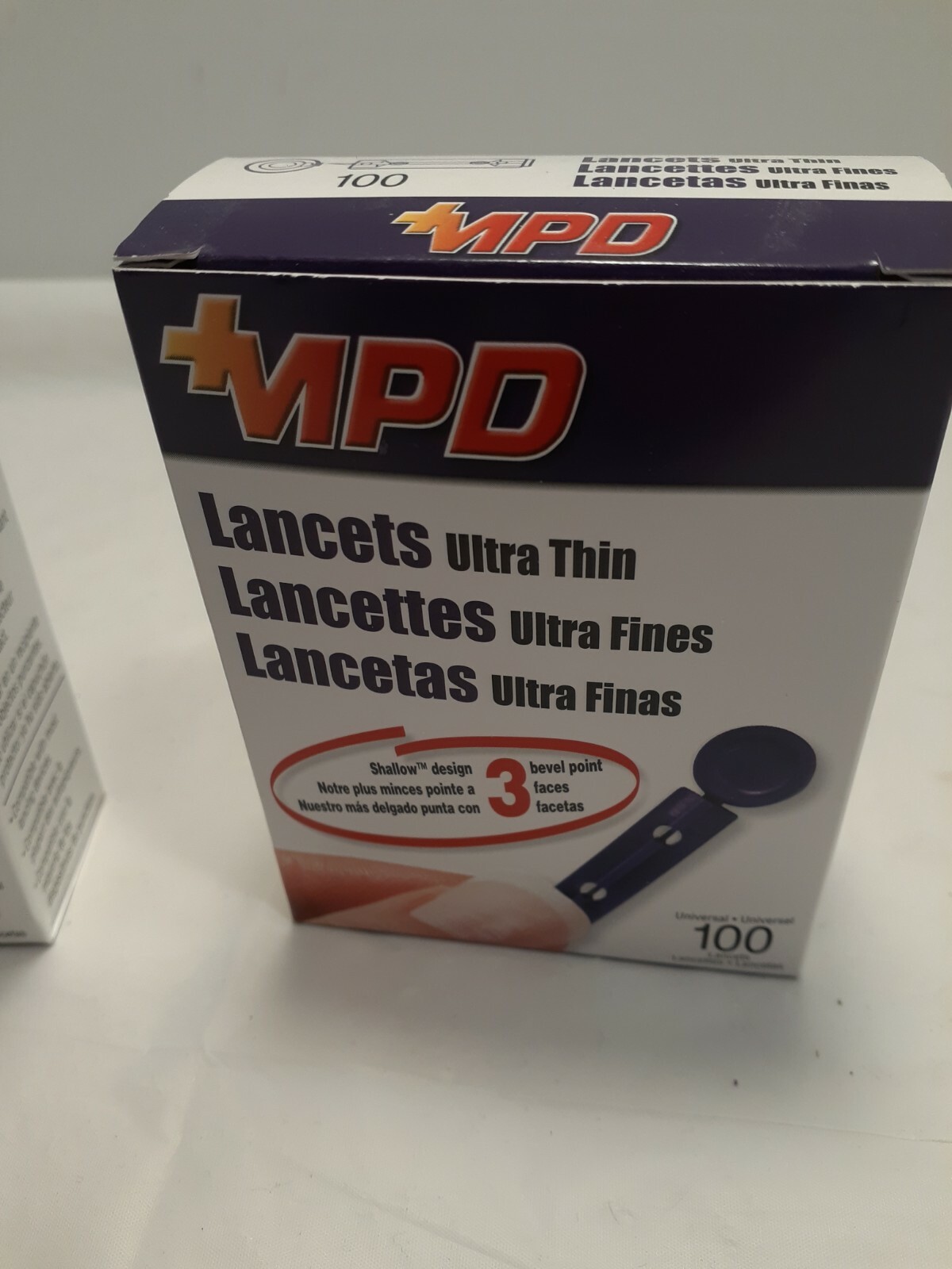 (2) MPD Ultra Thin Lancets - 100 Count Ea