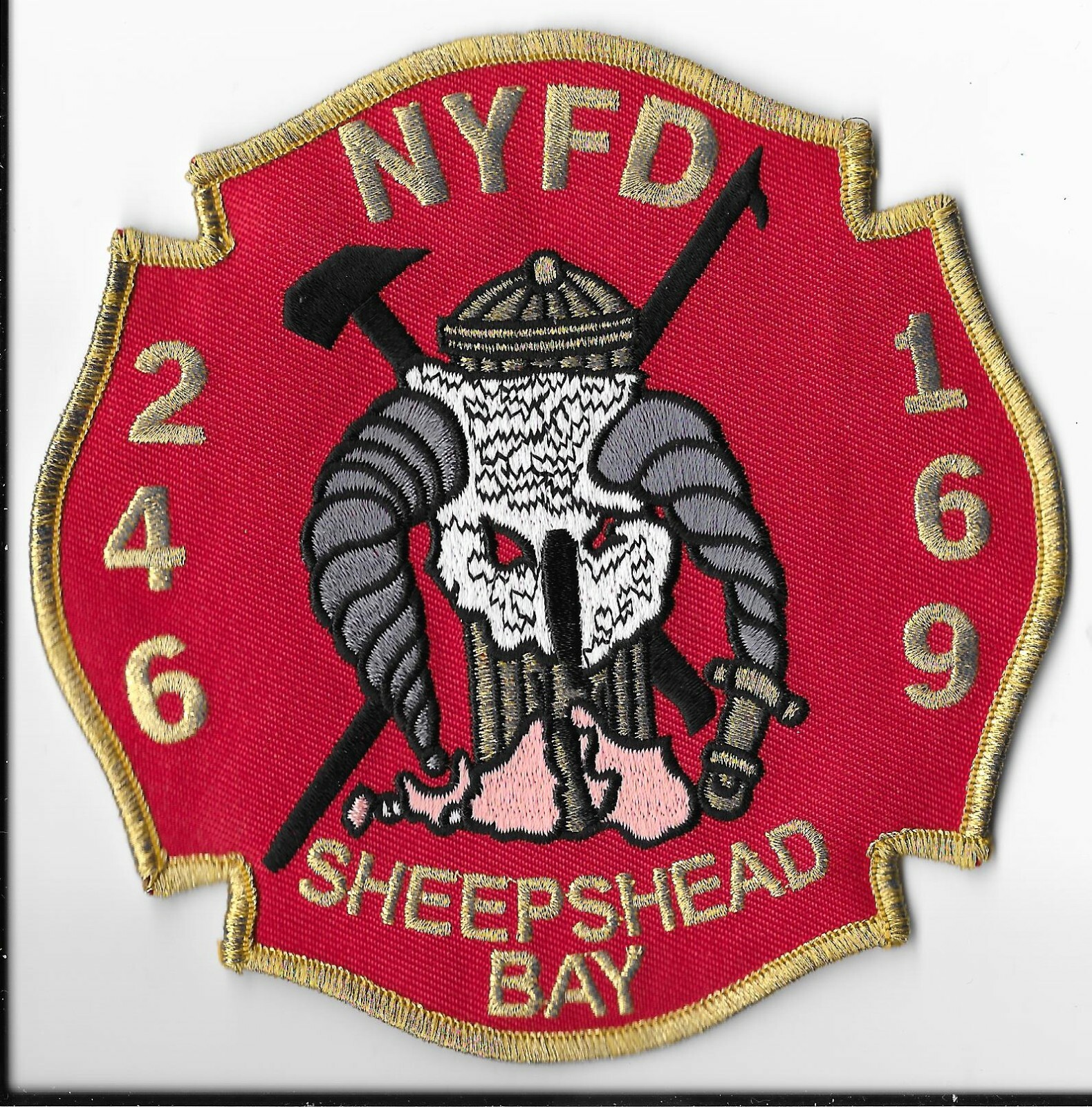 New York Fire Department (FDNY) Engine 246 Ladder 169 Sheepshead Bay Patch V1