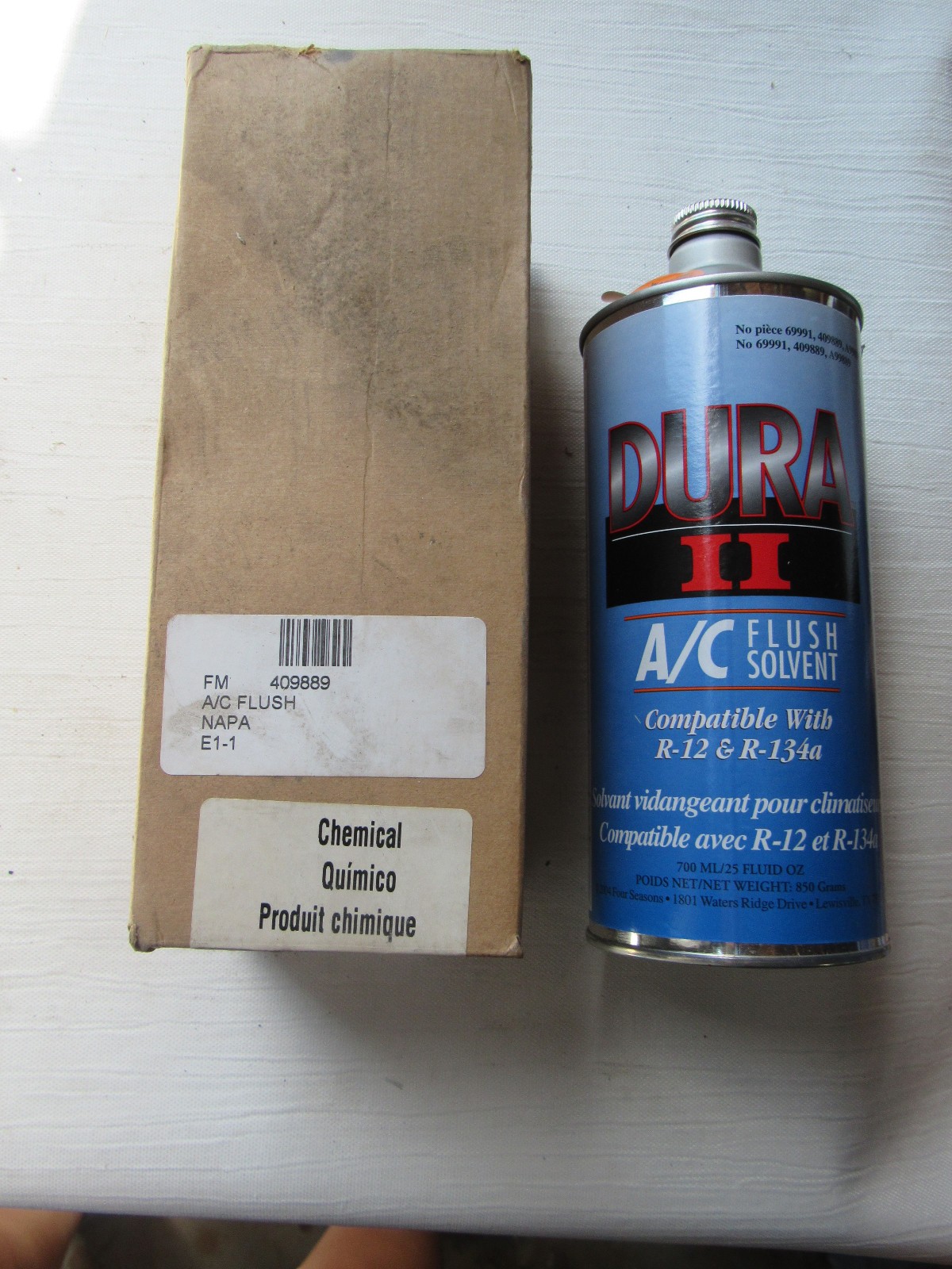 Napa A/C Flush Solvent 409889 69991